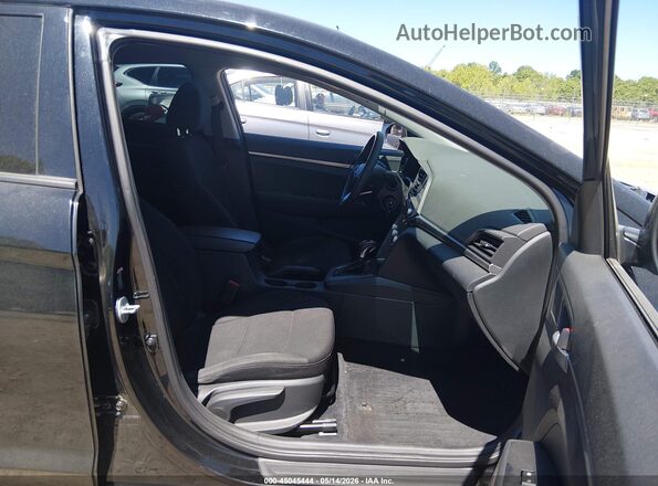 5NPD74LF8LH585244 2020 HYUNDAI ELANTRA Black Widok wnętrza z przodu