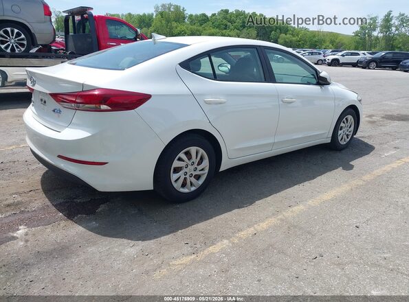 5NPD74LF9HH037034 2017 HYUNDAI ELANTRA White 
