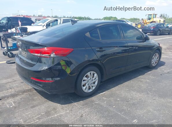 5NPD74LF9HH082829 2017 HYUNDAI ELANTRA Черный Задняя правая четверть