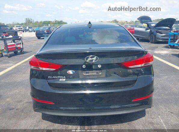 5NPD74LF9HH082829 2017 HYUNDAI ELANTRA Черный 