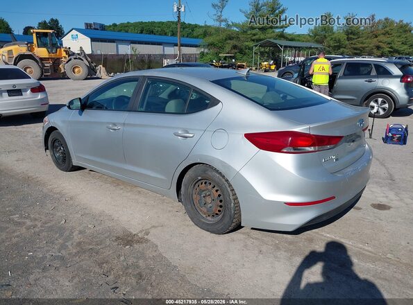 5NPD74LF9HH100178 2017 HYUNDAI ELANTRA Серебряный Задняя левая четверть