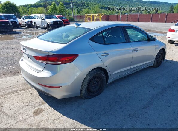 5NPD74LF9HH100178 2017 HYUNDAI ELANTRA Серебряный Задняя правая четверть