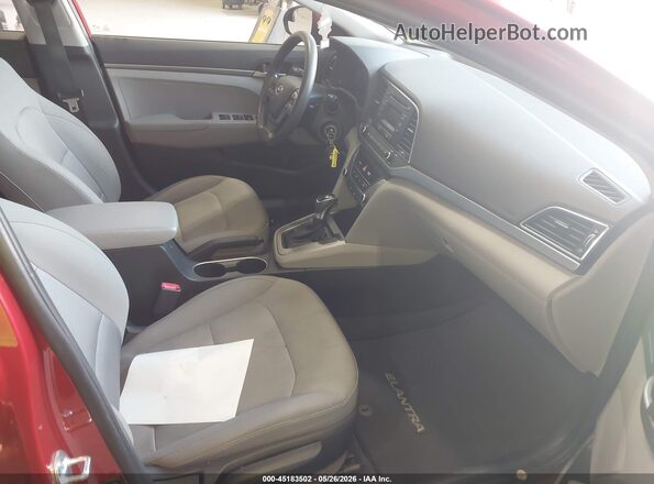 5NPD74LF9HH200281 2017 HYUNDAI ELANTRA Red 