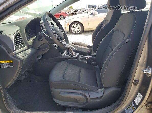 5NPD74LF9JH257943 2018 HYUNDAI ELANTRA Gray 