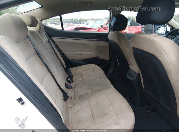 5NPD74LF9JH351451 2018 HYUNDAI ELANTRA White Widok naklejki z numerem VIN