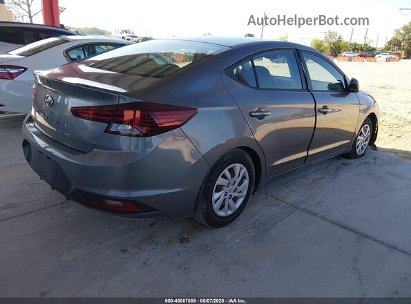 5NPD74LF9KH424982 2019 HYUNDAI ELANTRA Gray Rear right