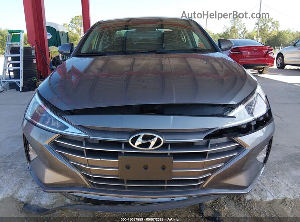 5NPD74LF9KH424982 2019 HYUNDAI ELANTRA Gray Instrument cluster view