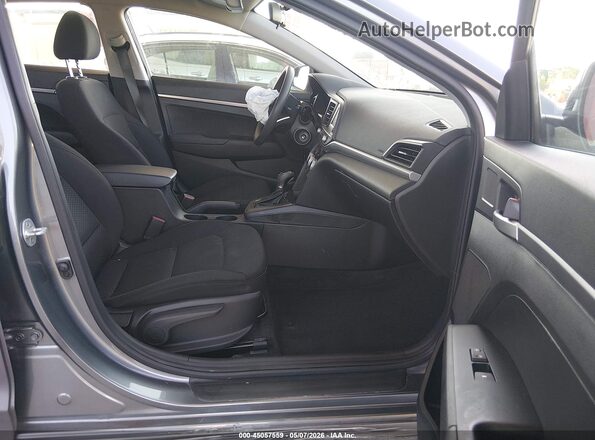 5NPD74LF9KH424982 2019 HYUNDAI ELANTRA Gray Front interior view