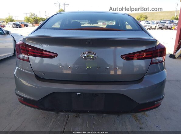 5NPD74LF9KH424982 2019 HYUNDAI ELANTRA Gray 