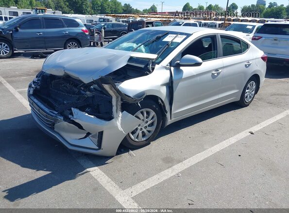 5NPD74LF9KH446741 2019 HYUNDAI ELANTRA Серый Передняя левая четверть