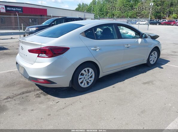 5NPD74LF9KH446741 2019 HYUNDAI ELANTRA Серый Задняя правая четверть