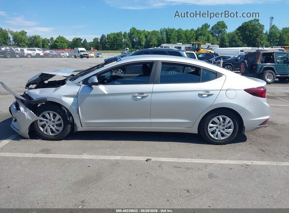 5NPD74LF9KH446741 2019 HYUNDAI ELANTRA Серый Вид задней части салона