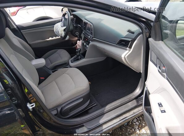 5NPD74LF9LH611768 2020 HYUNDAI ELANTRA Black Вид салону спереду