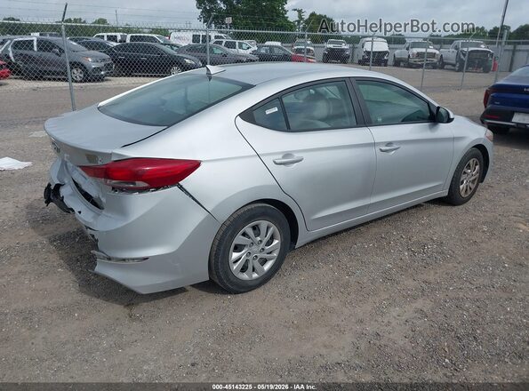 5NPD74LFXHH212312 2017 HYUNDAI ELANTRA Silver Rear right