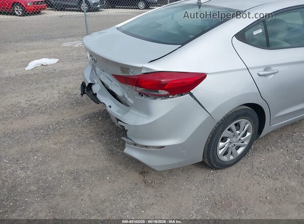5NPD74LFXHH212312 2017 HYUNDAI ELANTRA Silver Instrument cluster view