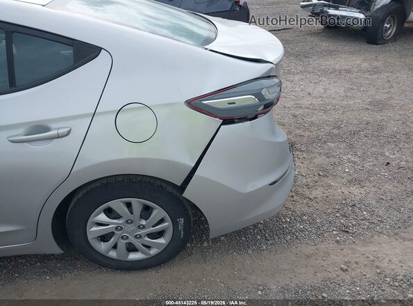 5NPD74LFXHH212312 2017 HYUNDAI ELANTRA Silver Rear interior view