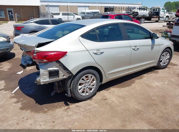 5NPD74LFXJH213157 2018 HYUNDAI ELANTRA Silver Trasero derecho