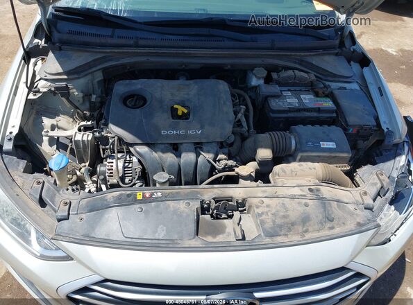 5NPD74LFXJH213157 2018 HYUNDAI ELANTRA Silver Vista trasera