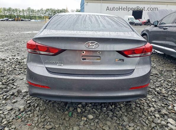 5NPD74LFXJH290174 2018 HYUNDAI ELANTRA Gray Vista trasera