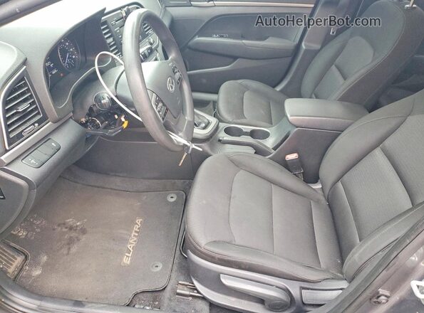 5NPD74LFXJH290174 2018 HYUNDAI ELANTRA Gray Vista interior delantera