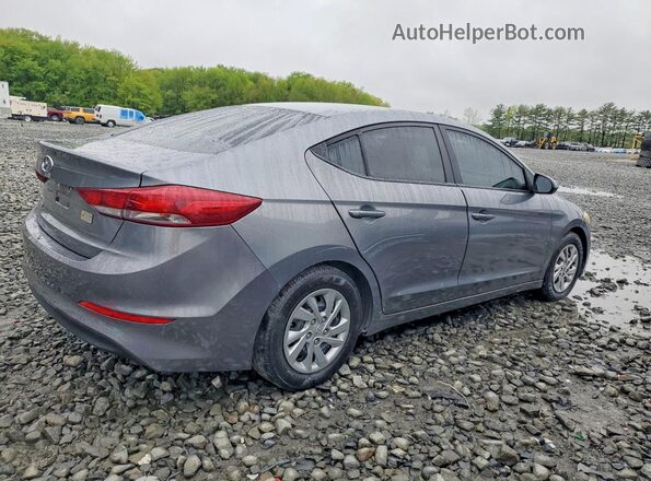 5NPD74LFXJH290174 2018 HYUNDAI ELANTRA Gray Trasero derecho