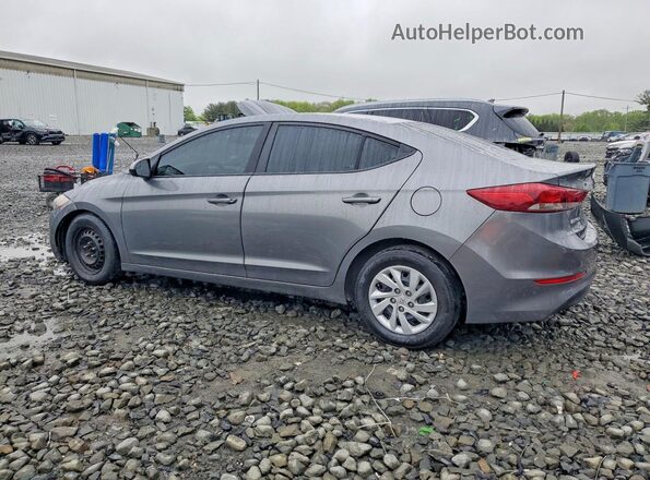 5NPD74LFXJH290174 2018 HYUNDAI ELANTRA Gray Trasero izquierdo