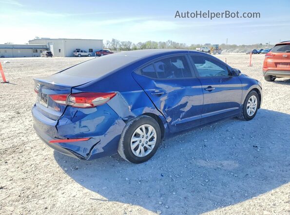 5NPD74LFXJH325117 2018 HYUNDAI ELANTRA Blue 