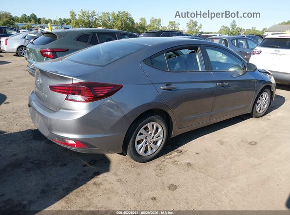 5NPD74LFXKH447526 2019 HYUNDAI ELANTRA Серый Задняя правая четверть