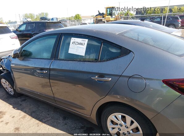 5NPD74LFXKH447526 2019 HYUNDAI ELANTRA Серый Панорамный вид салона 360°