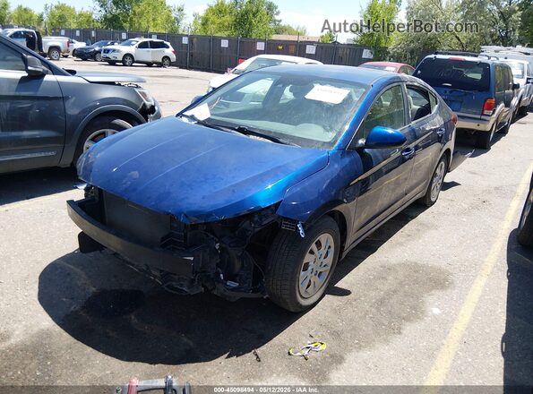 5NPD74LFXLH600522 2020 HYUNDAI ELANTRA Blue Vista tres cuartos delantera izquierda