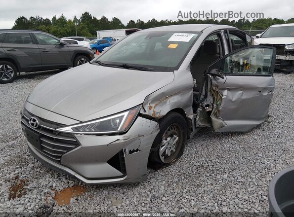 5NPD74LFXLH603274 2020 HYUNDAI ELANTRA Silver წინა მარცხენა ხედი სამი მეოთხედიდან