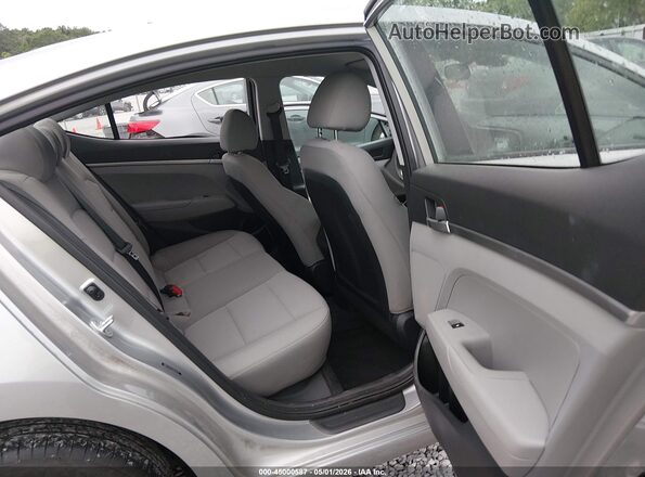 5NPD74LFXLH603274 2020 HYUNDAI ELANTRA Silver VIN კოდის სტიკერის ხედი