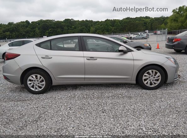 5NPD74LFXLH603274 2020 HYUNDAI ELANTRA Silver უკანა სალონის ხედი