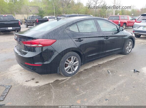 5NPD84LF0HH005814 2017 HYUNDAI ELANTRA Black Trasero derecho