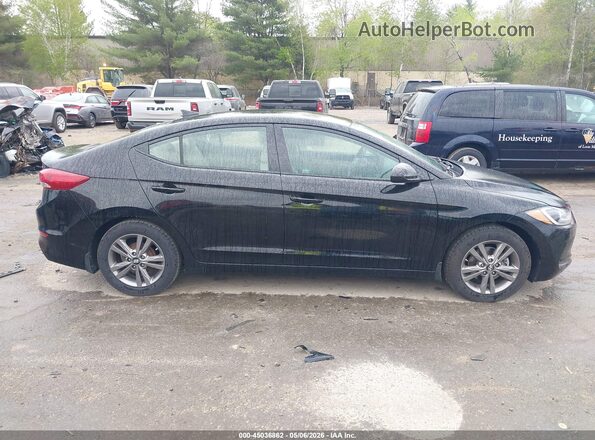 5NPD84LF0HH005814 2017 HYUNDAI ELANTRA Black Vista interior trasera