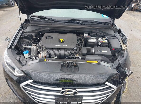 5NPD84LF0HH005814 2017 HYUNDAI ELANTRA Black Vista trasera