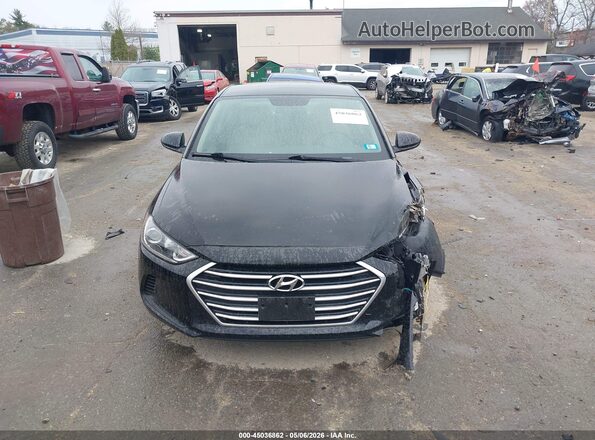 5NPD84LF0HH005814 2017 HYUNDAI ELANTRA Black Vista del cuadro de instrumentos