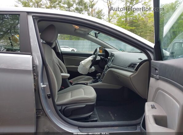 5NPD84LF0HH015274 2017 HYUNDAI ELANTRA Silver Front interior view