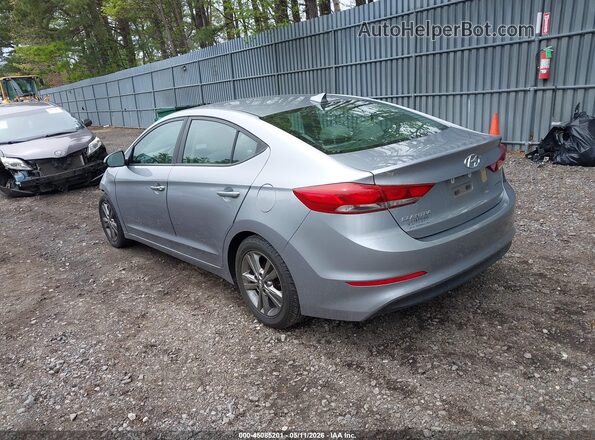 5NPD84LF0HH015274 2017 HYUNDAI ELANTRA Silver Rear left
