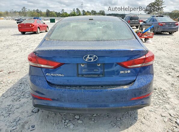5NPD84LF0HH039395 2017 HYUNDAI ELANTRA Blue 