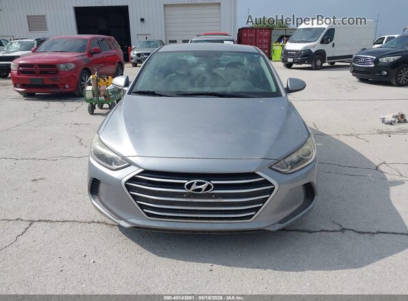 5NPD84LF0HH067648 2017 HYUNDAI ELANTRA Silver Вид щитка приладів