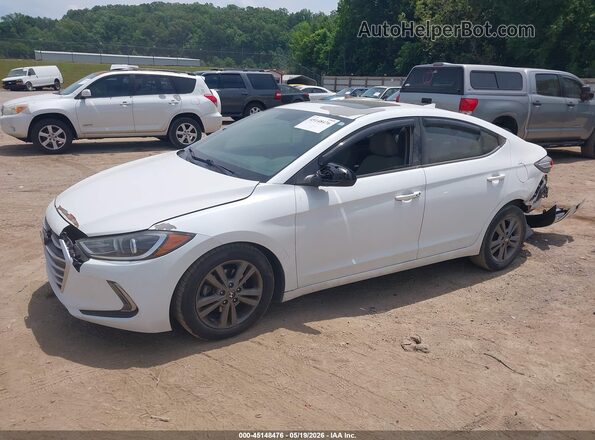 5NPD84LF0HH133499 2017 HYUNDAI ELANTRA White წინა მარცხენა ხედი სამი მეოთხედიდან