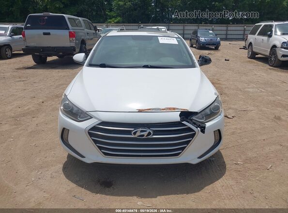 5NPD84LF0HH133499 2017 HYUNDAI ELANTRA White ხელსაწყოთა პანელის ხედი