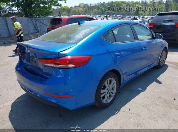 5NPD84LF0HH143773 2017 HYUNDAI ELANTRA Blue უკანა მარჯვენა