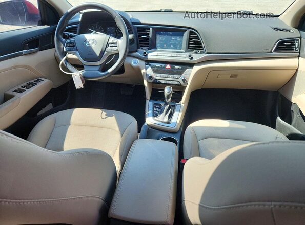 5NPD84LF0HH182122 2017 HYUNDAI ELANTRA Red 