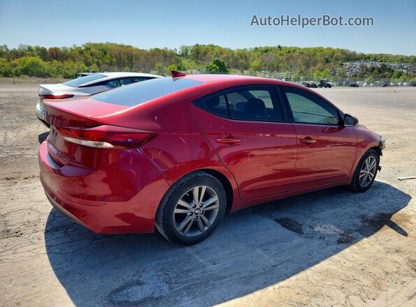 5NPD84LF0HH182122 2017 HYUNDAI ELANTRA Red 