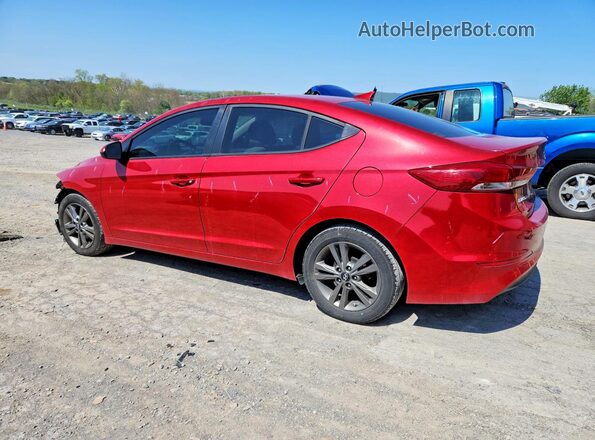 5NPD84LF0HH182122 2017 HYUNDAI ELANTRA Red 