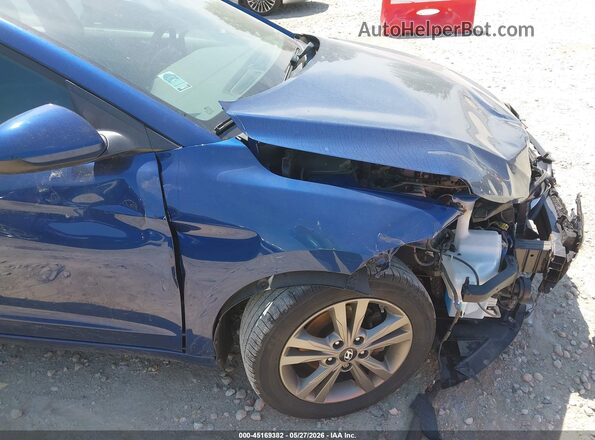 5NPD84LF0HH195999 2017 HYUNDAI ELANTRA Blue 