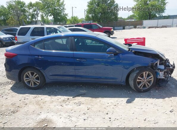 5NPD84LF0HH195999 2017 HYUNDAI ELANTRA Blue 