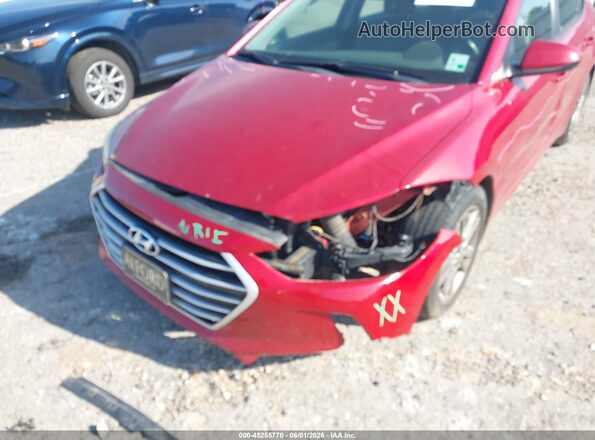 5NPD84LF0JH213469 2018 HYUNDAI ELANTRA Red Դիմացի տեսք